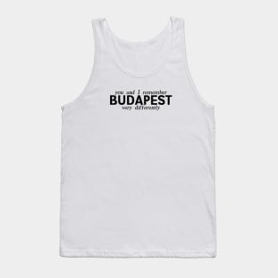 Budapest II Tank Top